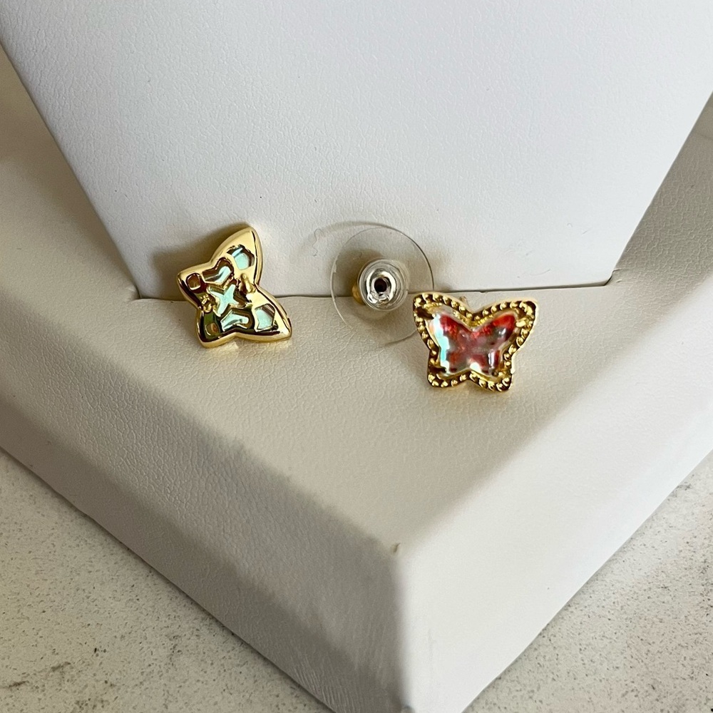 Kendra Scott Butterfly Stud Earrings - Picture 4 of 4